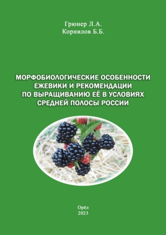 Морфобиологические особенности ежевики и рекомендации по выращиванию её в условиях средней полосы России. Л. А. Грюнер