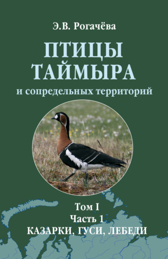 Э. В. Рогачева. Птицы Таймыра и сопредельных территорий. Том I. Гусеообразные. Часть 1. Казарки, гуси, лебеди