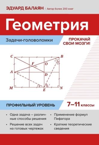 Э. Н. Балаян. Геометрия: задачи-головоломки. Прокачай свои мозги! 7–11 классы. Профильный уровень