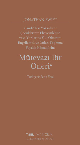 Mütevazı Bir Öneri. 