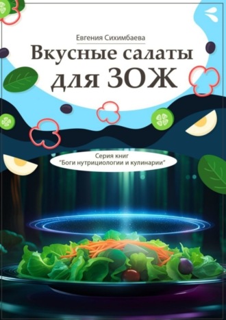 Евгения Сихимбаева. Вкусные салаты для ЗОЖ. Серия книг «Боги нутрициологии и кулинарии»
