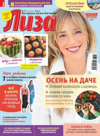 . Журнал «Лиза» №35/2024