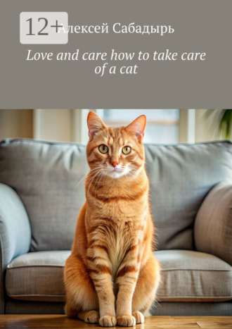 Love and care how to take care of a cat. 