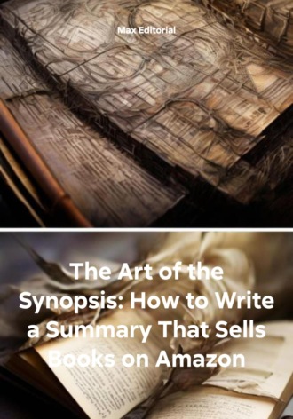 The Art of the Synopsis: How to Write a Summary That Sells Books on Amazon. Max Editorial