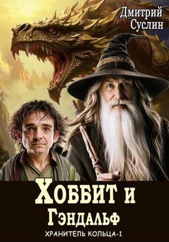 Хоббит и Гэндальф. 