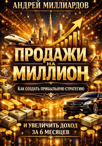 Андрей Миллиардов. Продажи на миллион. Как создать прибыльную стратегию и увеличить доход за 6 месяцев