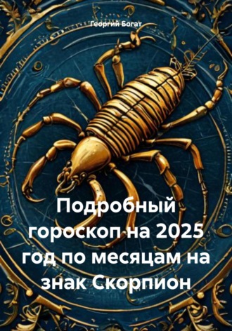 Георгий Богат. Подробный гороскоп на 2025 год по месяцам на знак Скорпион