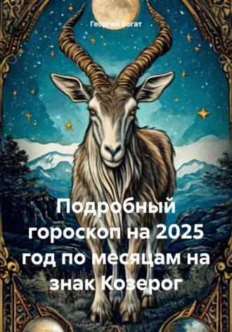 Георгий Богат. Подробный гороскоп на 2025 год по месяцам на знак Козерог