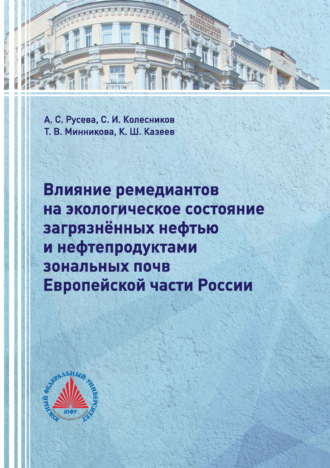 Сергей Ильич Колесников. Влияние ремедиантов на экологическое состояние загрязнённых нефтью и нефтепродуктами зональных почв Европейской части России