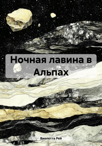 Ночная лавина в Альпах. Виолетта Рей