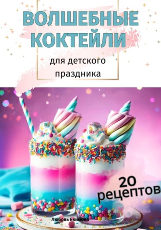 Любовь Екимова. Волшебные Коктейли для детского праздника