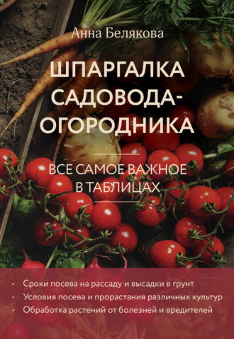 Анна Белякова. Шпаргалка садовода-огородника. Все самое важное в таблицах