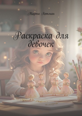 Марта Артман. Раскраска для девочек