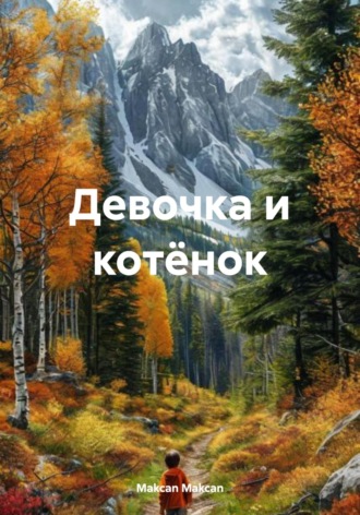 Makcan Makcan. Девочка и котёнок