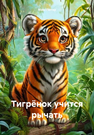 Тигрёнок учится рычать. 