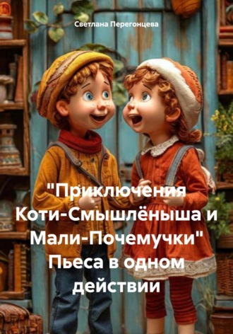 Светлана Перегонцева. Приключения Коти-Смышлёныша и Мали-Почемучки. Пьеса в одном действии