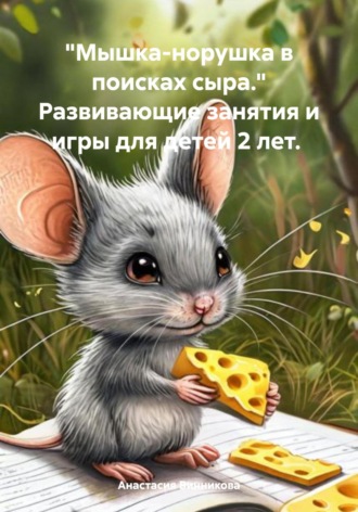 Анастасия Винникова. «Мышка-норушка в поисках сыра.» Развивающие занятия и игры для детей 2 лет
