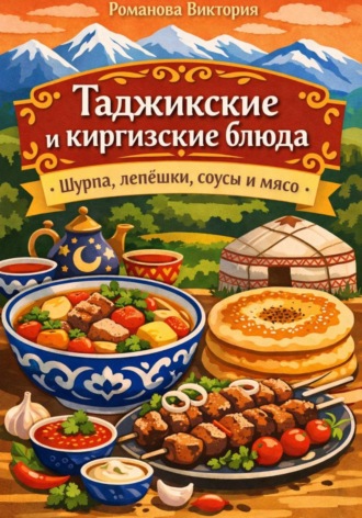 Романова Виктория. Таджикские и киргизские блюда — шурпа, лепёшки, соусы и мясо