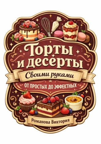 Романова Виктория. Торты и десерты своими руками: от простых до эффектных