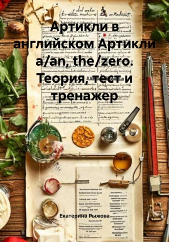 Артикли в английском Артикли a/an, the/zero. Теория, тест и тренажер. 