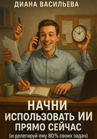 Диана Васильева. Начни использовать ИИ прямо сейчас и делегируй ему 80% своих задач