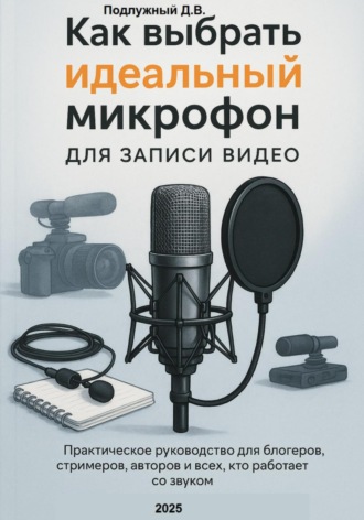 Как выбрать идеальный микрофон для записи видео. Практическое руководство для блогеров, стримеров, авторов и всех кто работает со звуком. Дмитрий Подлужный