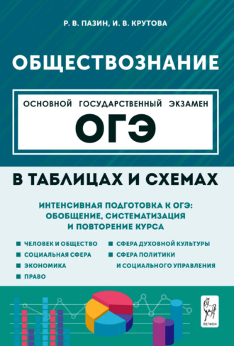 Обществознание в таблицах и схемах. Интенсивная подготовка к ОГЭ: обобщение, систематизация и повторение курса. 9 класс. 