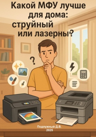 Дмитрий Подлужный. Какой МФУ лучше для дома: струйный или лазерный? Простое руководство для разумного выбора