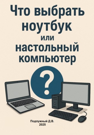 Дмитрий Подлужный. Что выбрать – ноутбук или настольный компьютер?
