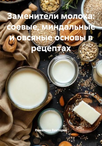 Заменители молока: соевые, миндальные и овсяные основы в рецептах. Романова Виктория