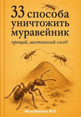 Дмитрий Подлужный. 33 способа уничтожить муравейник: прощай, шестиногий сосед