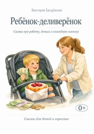 Виктория Балдёжная. Ребёнок-деливерёнок. Сказка про работу, деньги и вишнёвую плюшку. Сказки для детей и взрослых