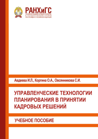 О. А. Коргина. Управленческие технологии планирования в принятии кадровых решений
