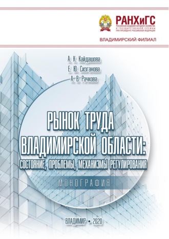 А. К. Кайдашова. Рынок труда Владимирской области: состояние, проблемы, механизмы регулирования