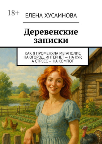 Елена Хусаинова. Деревенские записки. Как я променяла мегаполис на огород, интернет – на кур, а стресс – на компот
