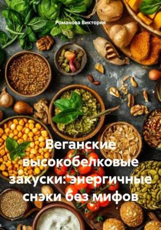 Романова Виктория. Веганские высокобелковые закуски: энергичные снэки без мифов
