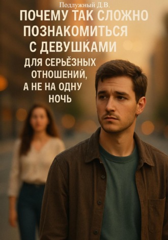 Дмитрий Подлужный. Почему так сложно познакомиться с девушками для серьёзных отношений, а не на одну ночь