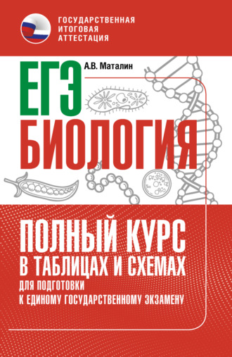А. В. Маталин. ЕГЭ. Биология. Полный курс в таблицах и схемах для подготовки к ЕГЭ