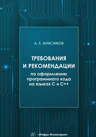 Андрей Евгеньевич Анисимов. Требования и рекомендации по оформлению программного кода на языках С и С++