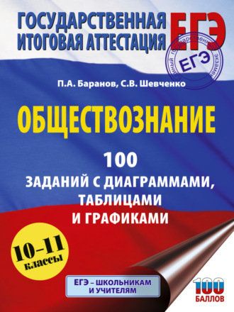 ЕГЭ. Обществознание. 100 заданий с диаграммами, таблицами и графиками. 