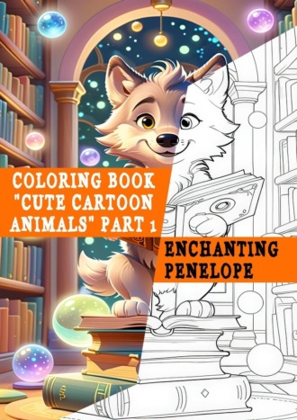 Penelope Enchanting. Coloring book «Cute Cartoon Animals». Part 1