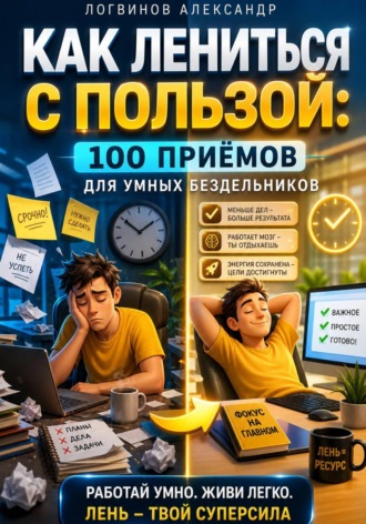 Александр Логвинов. Как лениться с пользой: 100 приёмов для умных бездельников