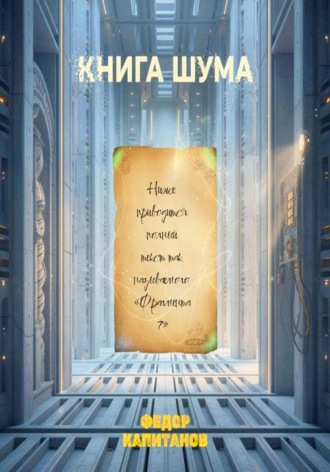 Федор Капитанов. КНИГА ШУМА