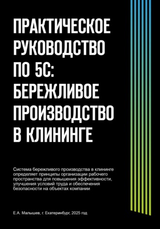Егор Александрович Малышев. Практическое руководство по 5С: бережливое производство в клининге