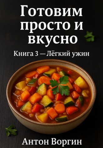 Готовим просто и вкусно. Книга 3. Лёгкий ужин. Антон Воргин