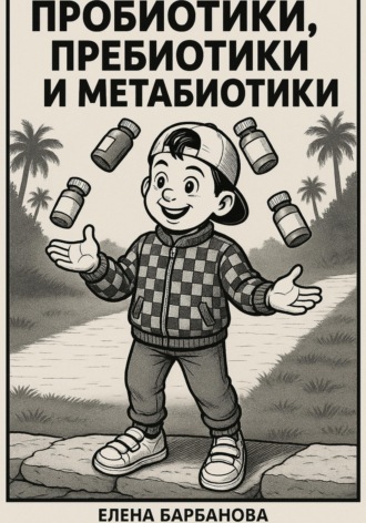 Раскраска в комиксах. Пробиотики, пребиотики и метабиотики. Елена Барбанова