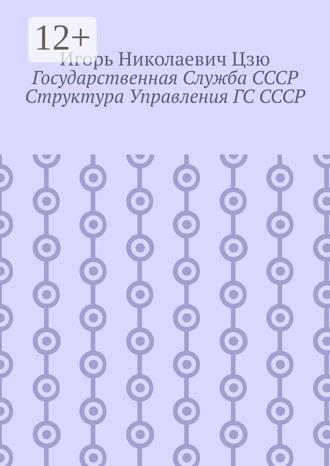 Игорь Николаевич Цзю. Государственная служба СССР. Структура управления ГС СССР