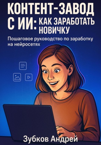 Андрей Зубков. Контент-завод с ИИ: как заработать новичку. Пошаговое руководство по заработку на нейросетях