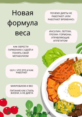 Юрий Гагарин. Новая формула веса: как обрести гармонию с едой, понять свой метаболизм и разобраться в GLP-1