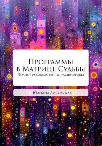 Юлиана Лисовская. Программы в Матрице Судьбы. Полное руководство по расшифровке. ТОМ ПЕРВЫЙ
